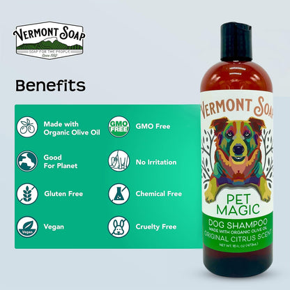 Organic Pet Shampoo For Sensitive Skin Care