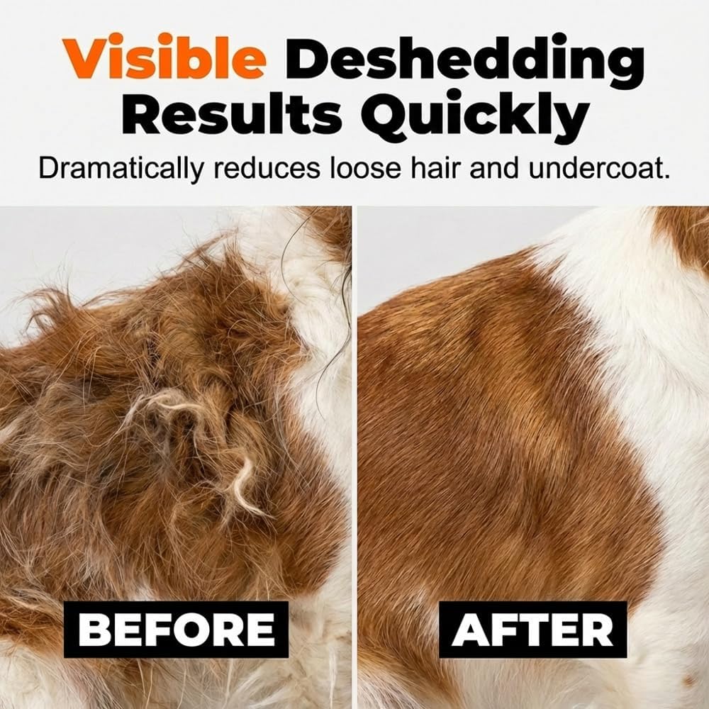 Double-Sided Pet Dematting & Deshedding Comb