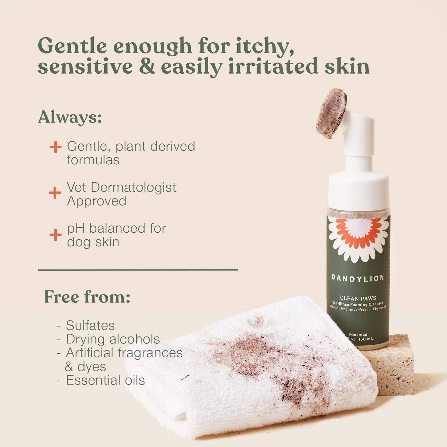 Daily Paw Care Kit With Cleaner & Lotion