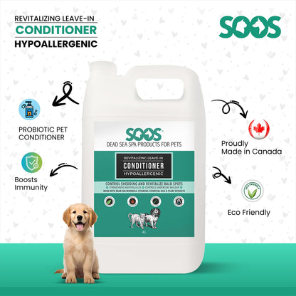 Natural Pet Conditioner For Soft Healthy Coats