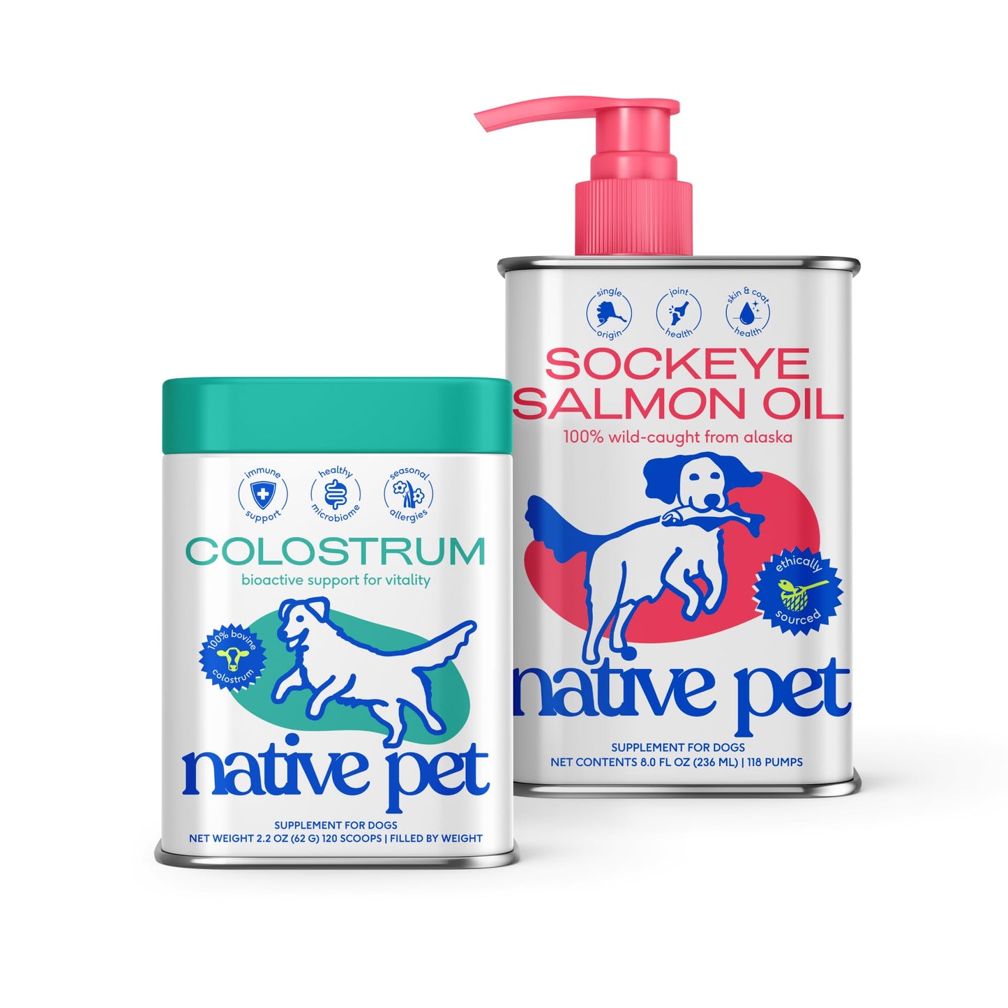 Salmon Oil & Colostrum Powder For Dogs