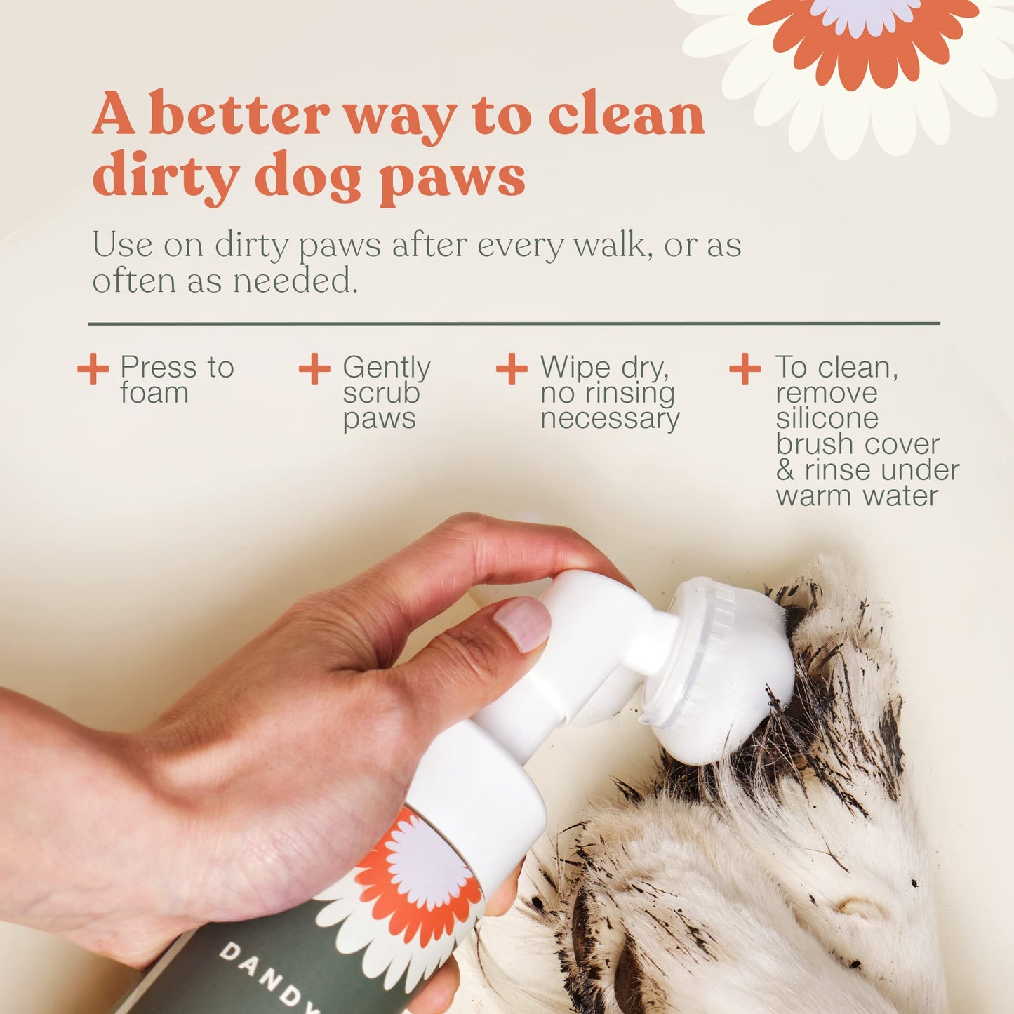 Daily Paw Care Kit With Cleaner & Lotion