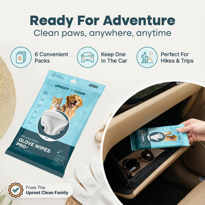 Extra-Thick Pet Cleaning Gloves For Daily Grooming