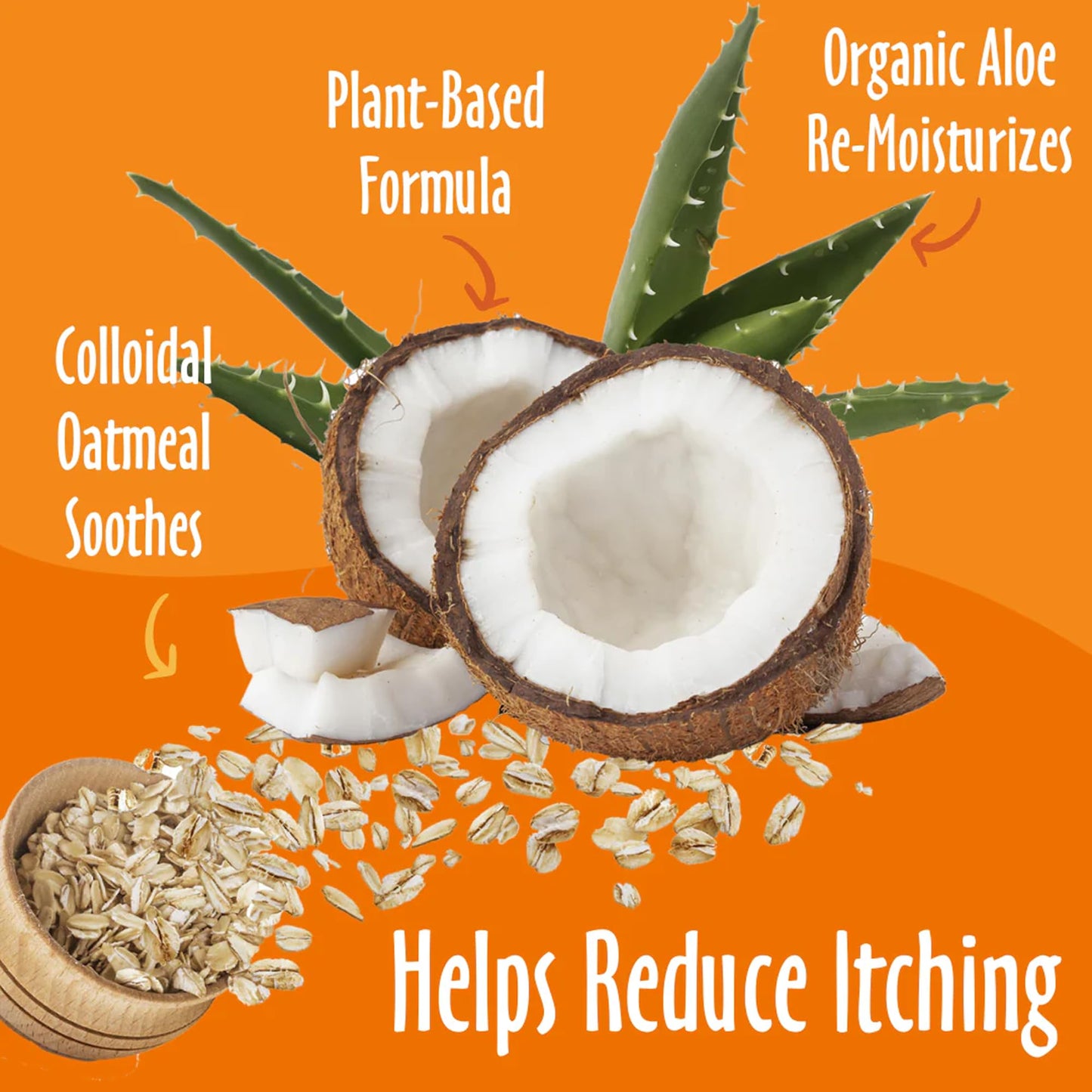 Oatmeal Aloe Pet Shampoo For Itchy Skin