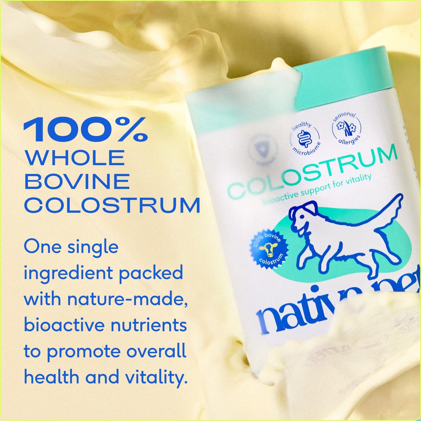 Salmon Oil & Colostrum Powder For Dogs