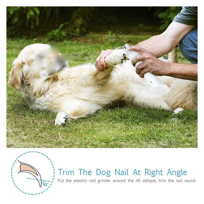 Quiet Pet Nail Grinder & Clipper For All Sizes