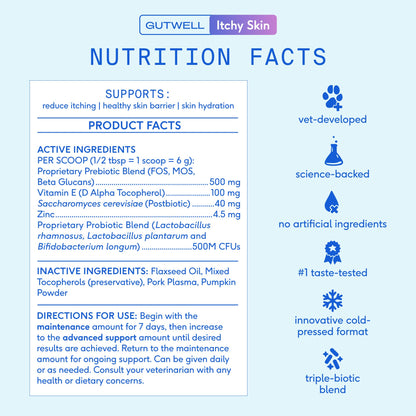Triple-Biotic Itchy Skin Support Pellets For Dogs