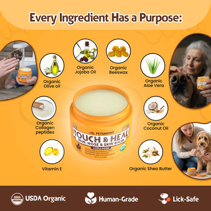 Organic Paw & Nose Balm For Dry Dog Skin