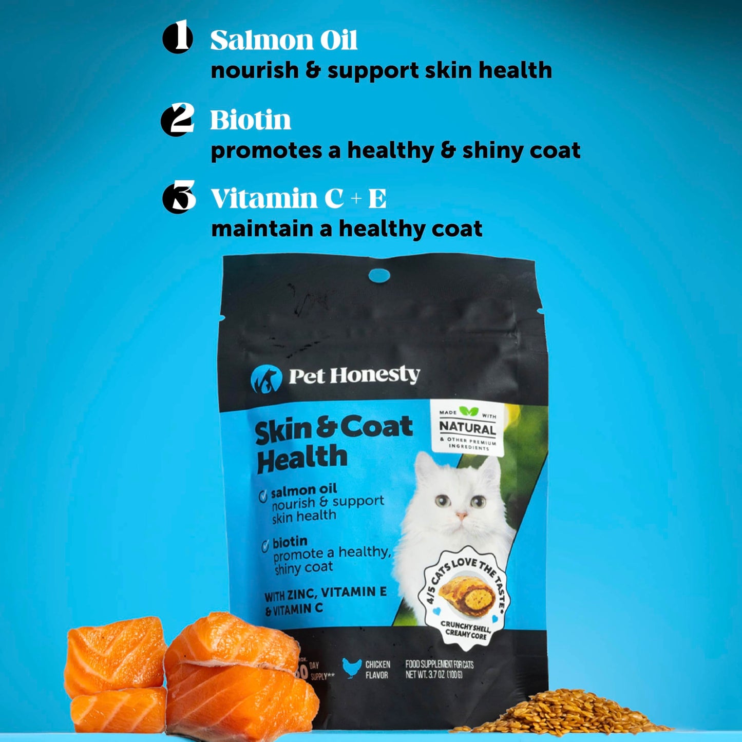 Omega-3 Fish Oil For Skin & Coat Support