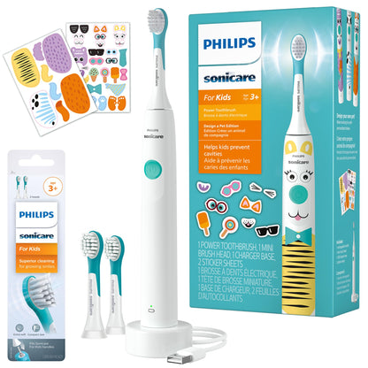 Smart Electric Toothbrush Bundle With Kids Brush