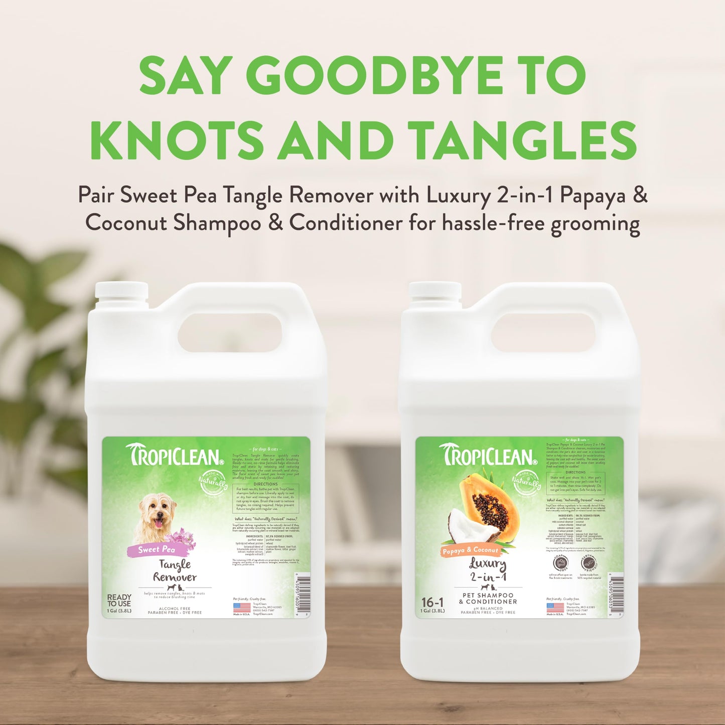 Natural Pet Detangler Spray For Smooth Coats