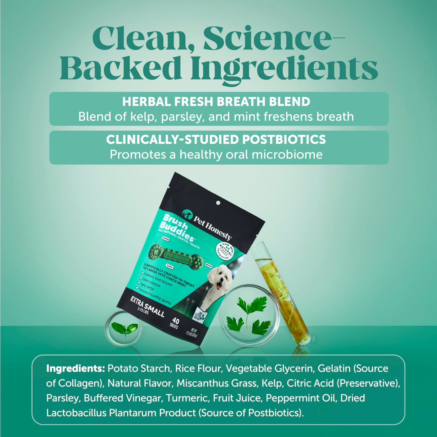 Natural Dental Sticks For Cleaner Dog Teeth