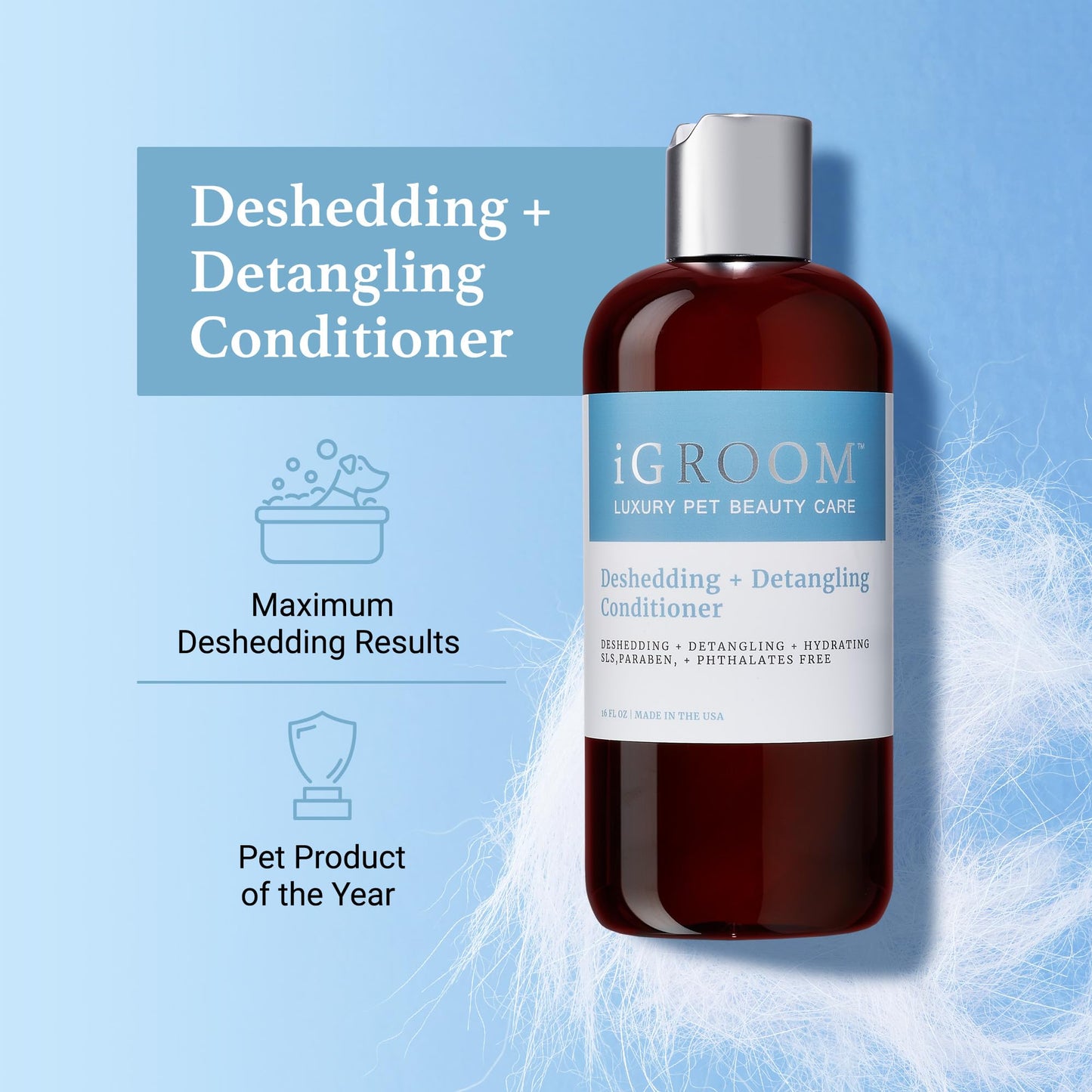 Deshedding Pet Conditioner For Smooth Soft Coats