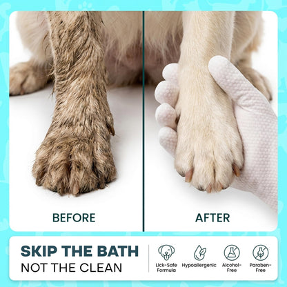 Extra-Thick Pet Cleaning Gloves For Daily Grooming