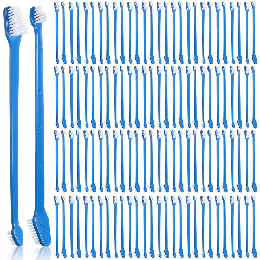 Double Head Pet Toothbrush Set For Daily Care