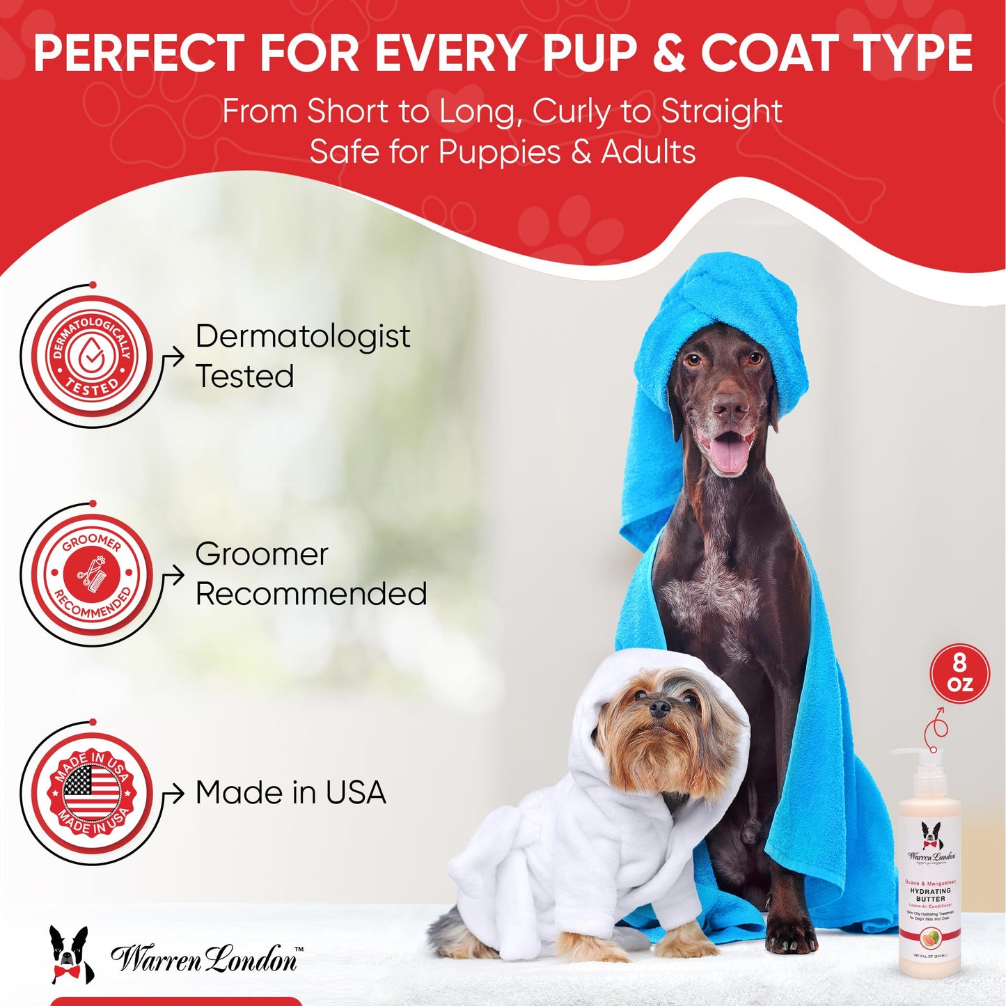 Hydrating Leave In Pet Conditioner For Soft Coats