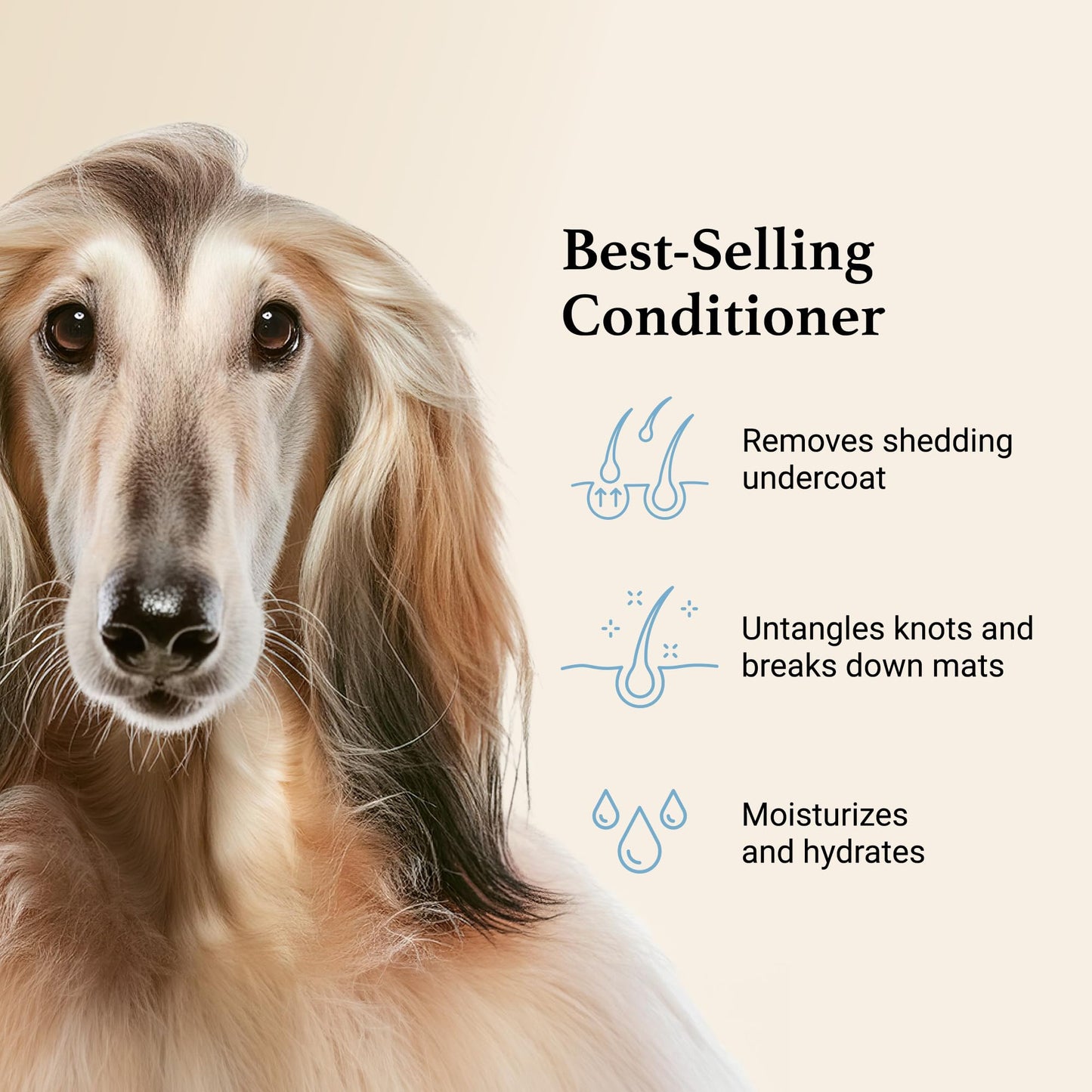 Deshedding Pet Conditioner For Smooth Soft Coats