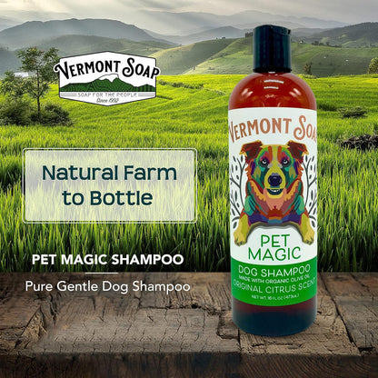 Organic Pet Shampoo For Sensitive Skin Care