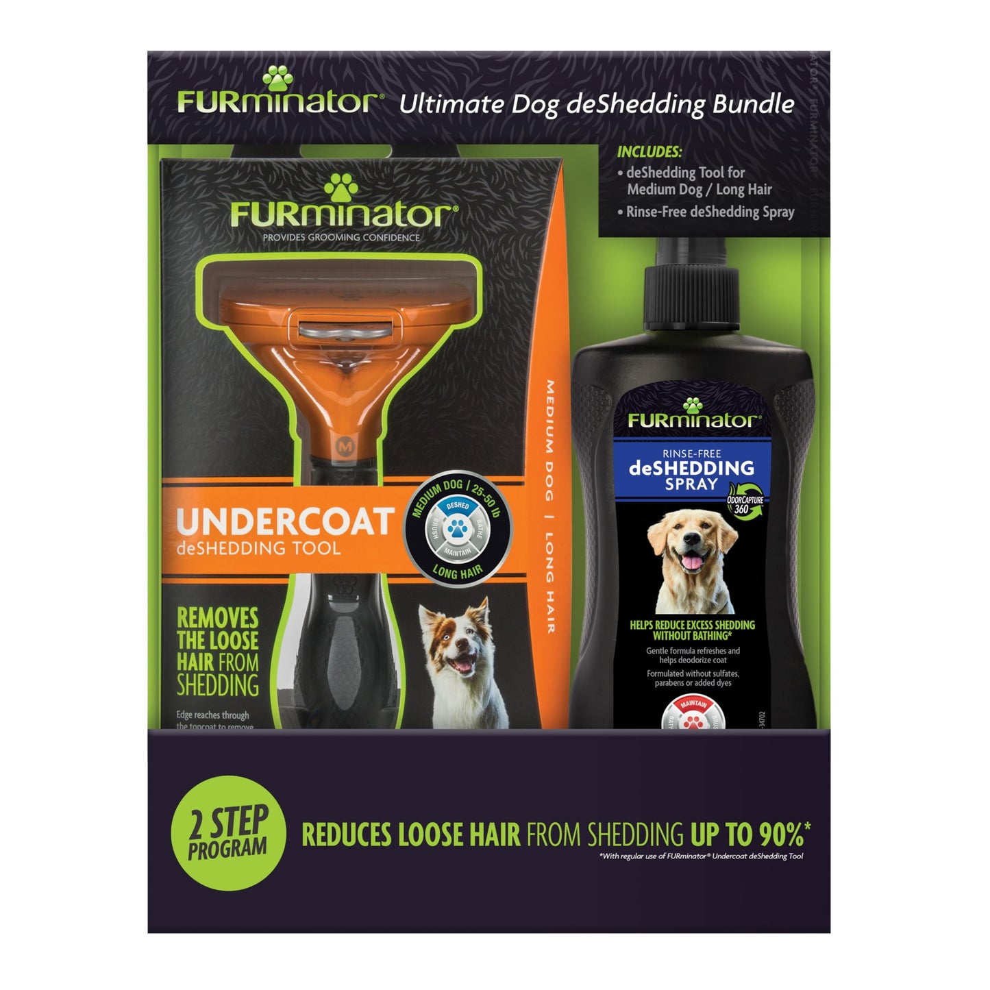 Undercoat Deshedding Brush For Small Dogs