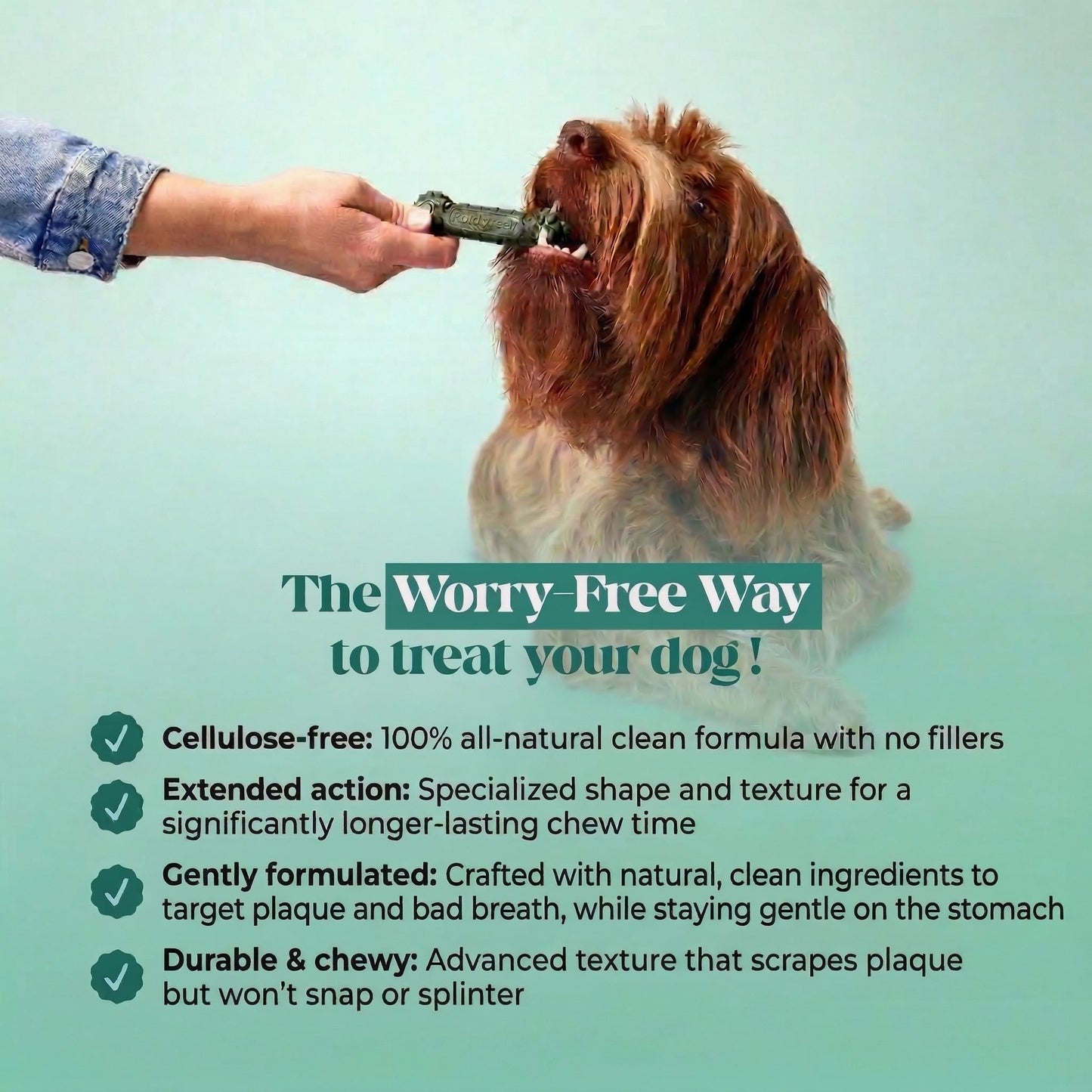 Natural Dental Sticks For Cleaner Dog Teeth