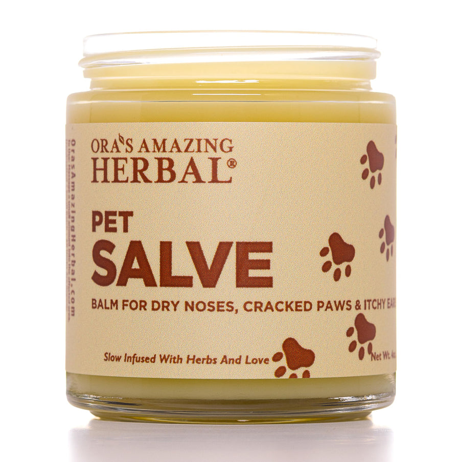 Herbal Pet Salve For Paws, Nose & Hot Spots