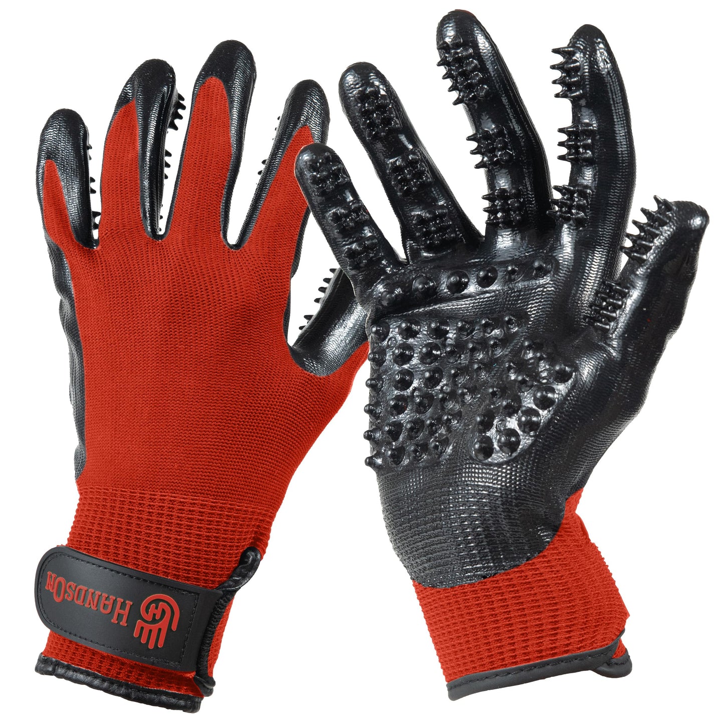 Pet Grooming Gloves For Shedding & Bathing