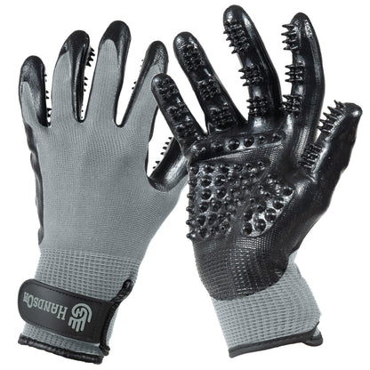 Pet Grooming Gloves For Shedding & Bathing