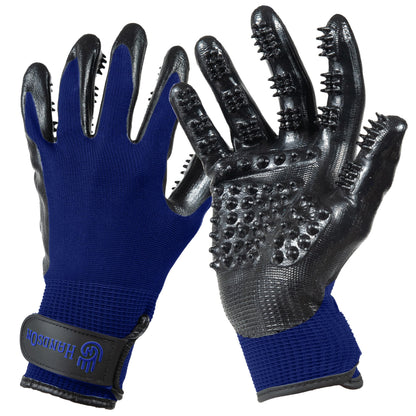 Pet Grooming Gloves For Shedding & Bathing