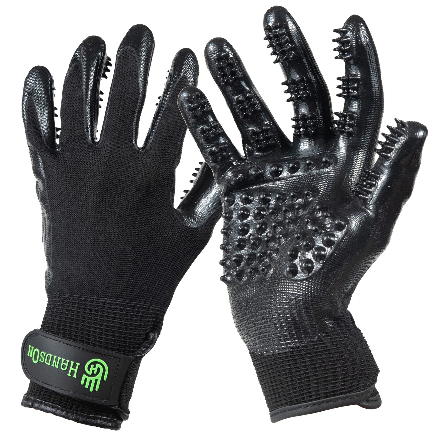 Pet Grooming Gloves For Shedding & Bathing